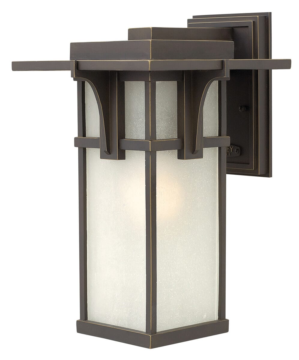 Hinkley Manhattan 1-Light Outdoor Medium Wall Mount in Oil Rubbed Bronze