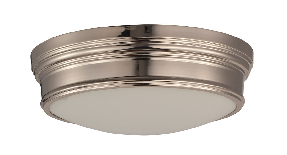 Maxim Lighting Fairmont 3-Lt Flush Mt., Natural Aged Brass