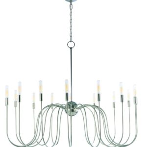 Maxim Lighting Willsburg 16-Light 16-Light Entry Foyer Pendant in Polished Nickel