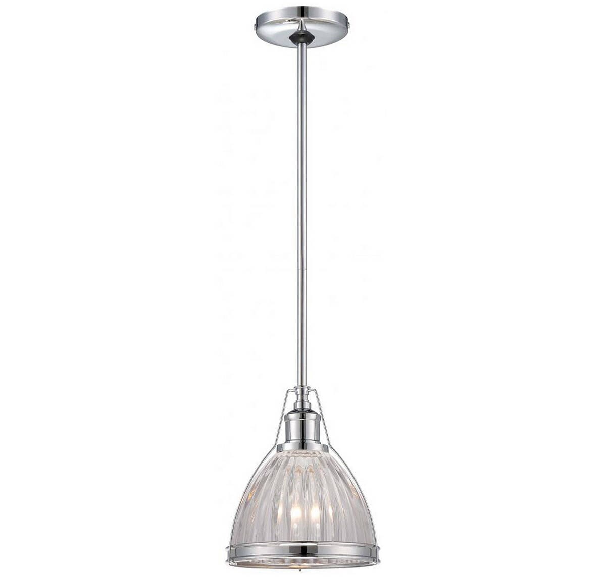 Minka Lavery 8" Pendant Light in Chrome