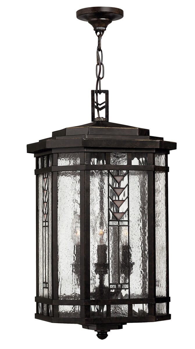 Hinkley Tahoe 4-Light Outdoor Hanging Light in Regency Bronze