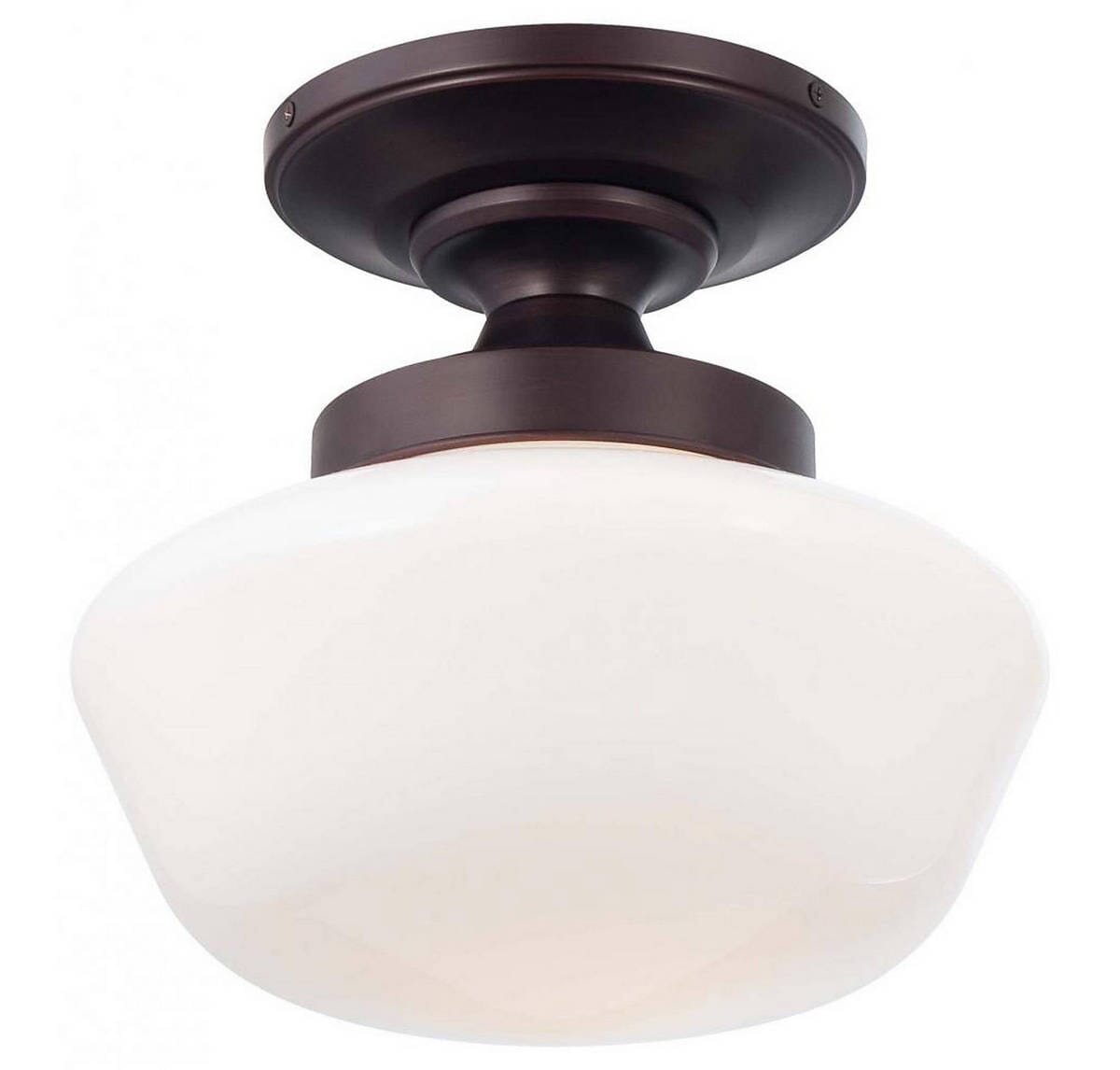 Minka Lavery 12" Ceiling Light in Brushed Bronze