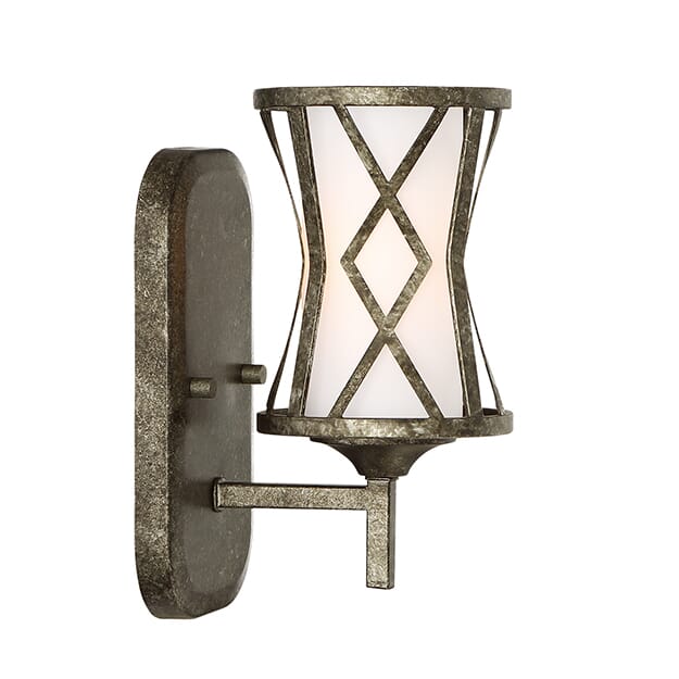 Millennium Lighting Lakewood 1-Light Wall Sconce in Antique Silver