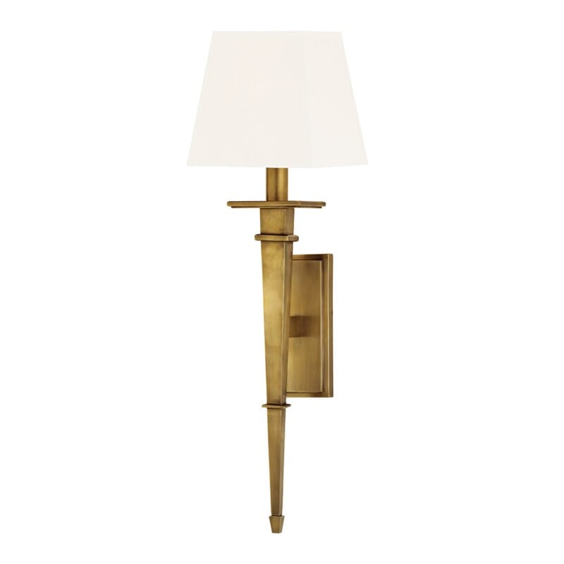 Hudson Valley Stanford 23" Wall Sconce in Aged Brass