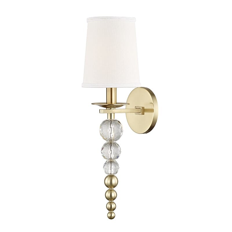 Hudson Valley Persis by Corey Damen Jenkins Wall Sconce in Aged Brass