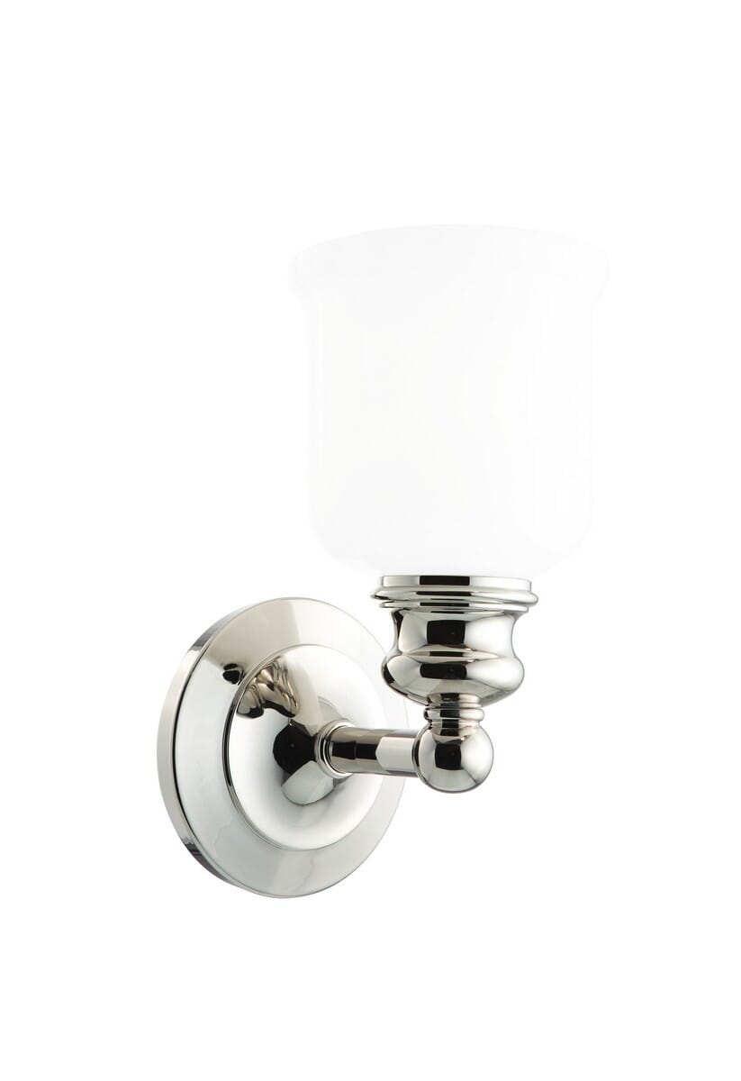 Hudson Valley Riverton 5" Bathroom Vanity Light in Polished Nickel