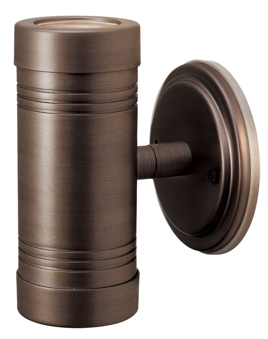 Access Lighting Myra 6.5" 2-Light LED Outdoor Wallwasher in Bronze