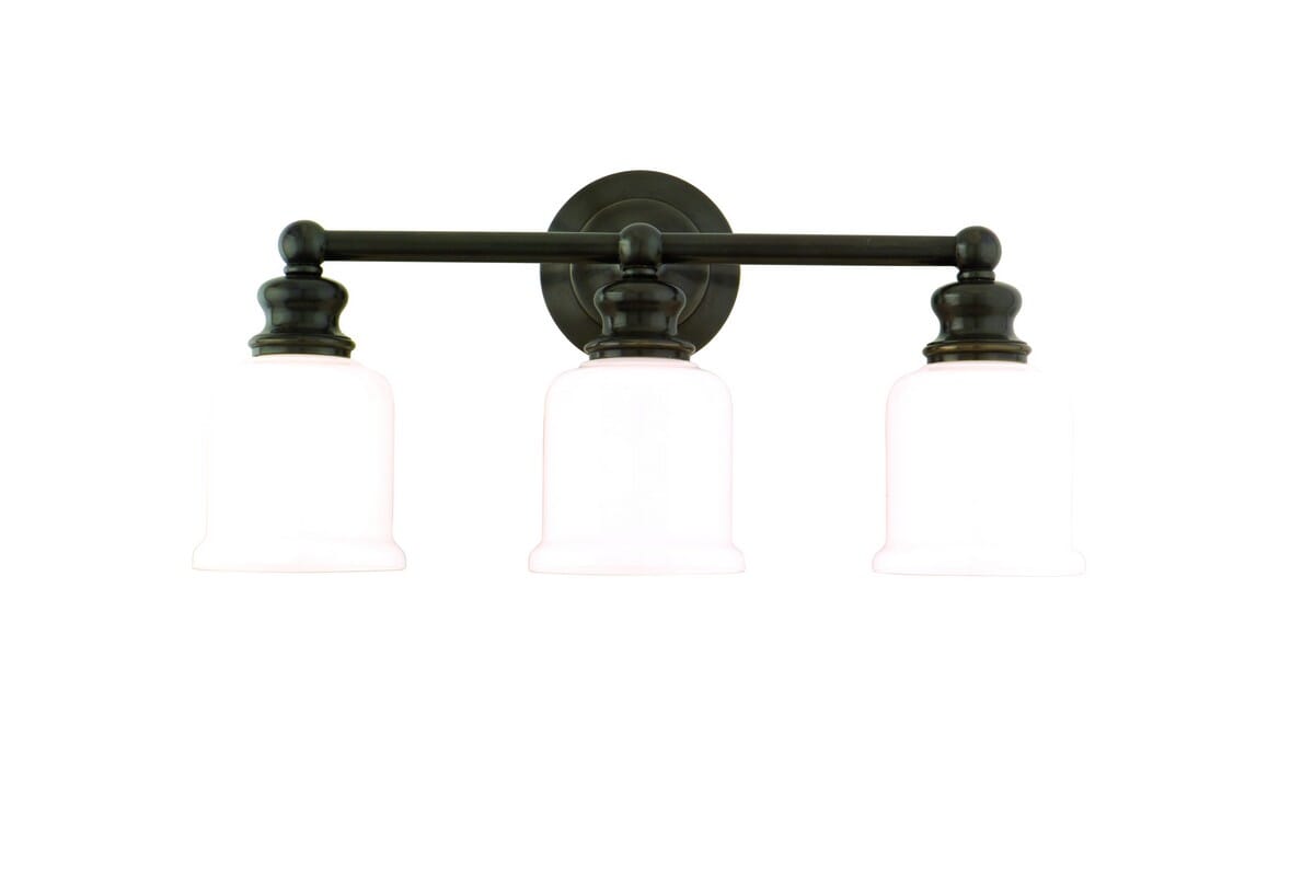 Hudson Valley Riverton 3-Light 21" Bathroom Vanity Light in Old Bronze