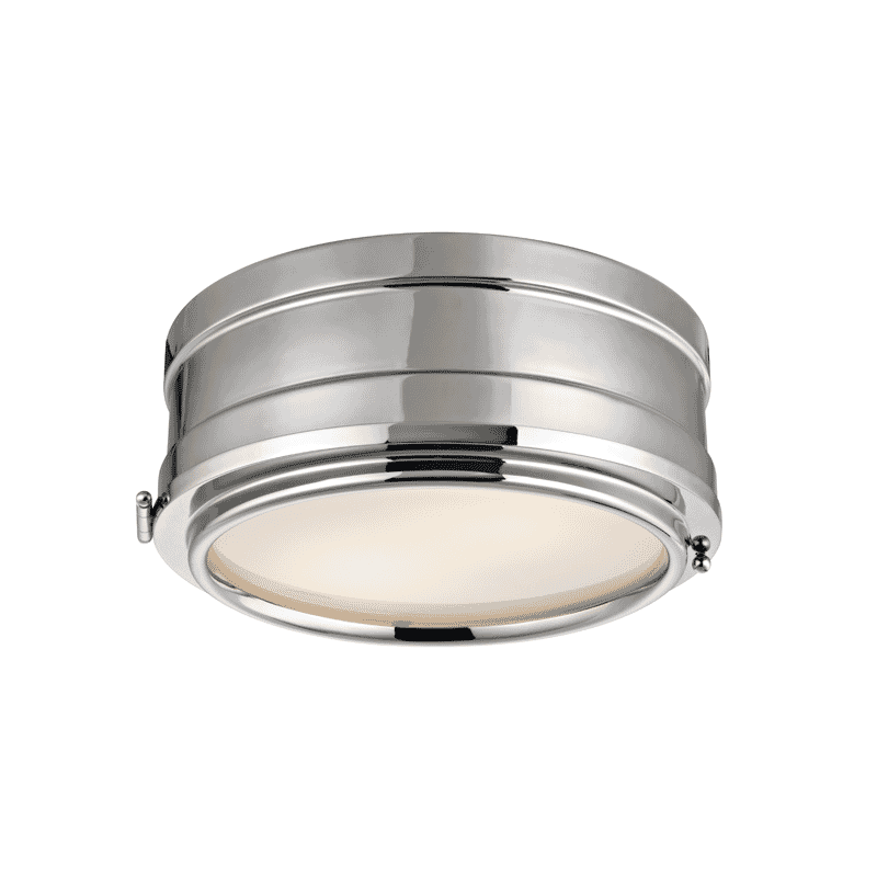 Hudson Valley Rye 2-Light Ceiling Light in Polished Nickel