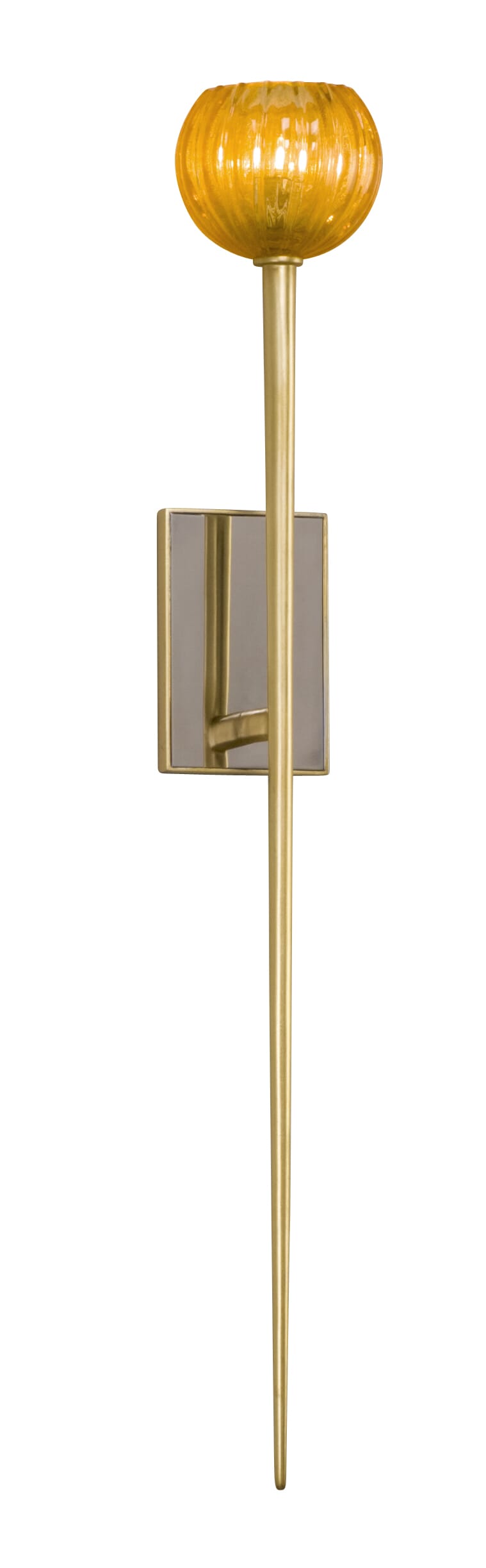 Corbett Merlin Wall Sconce in Gold Leaf