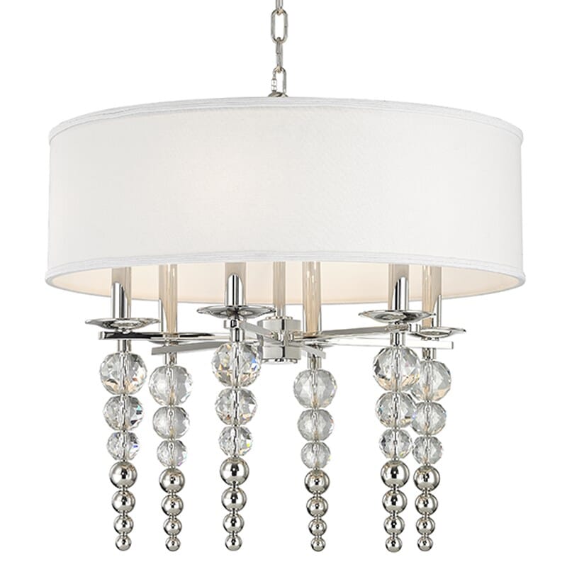 Hudson Valley Persis by Corey Damen Jenkins 6-Light Pendant Light in Polished Nickel