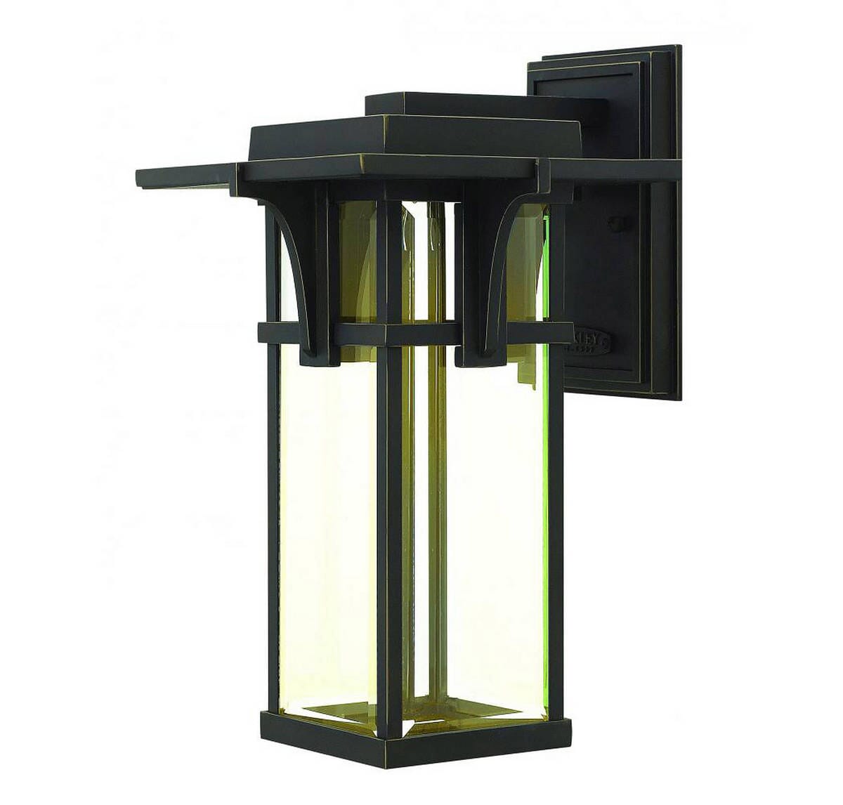 Hinkley Manhattan 1-Light LED Outdoor Medium Wall Mount in Oil Rubbed Bronze