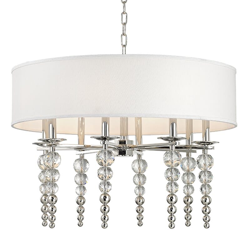 Hudson Valley Persis by Corey Damen Jenkins 8-Light Pendant in Polished Nickel