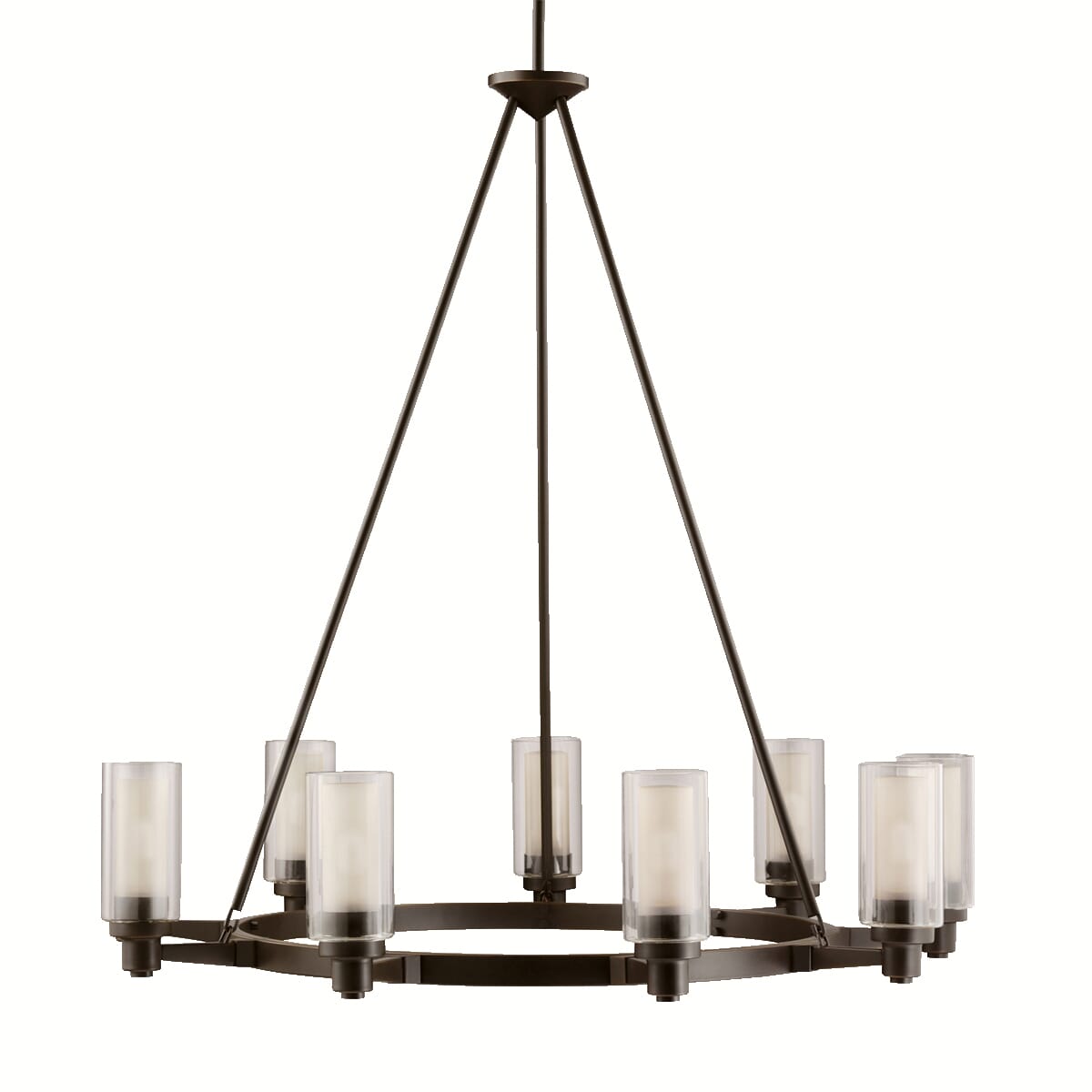 Kichler Circolo 9-Light Chandelier in Olde Bronze