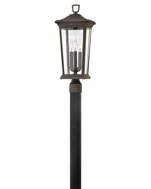 Hinkley Bromley 3-Light 23" Outdoor Post Light in Oil Rubbed Bronze