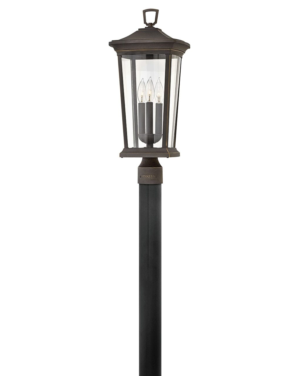 Hinkley Bromley 3-Light 23" Outdoor Post Light in Oil Rubbed Bronze