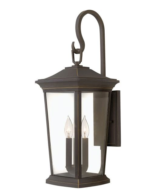 Hinkley Bromley 3-Light 25" Outdoor Wall Light in Oil Rubbed Bronze