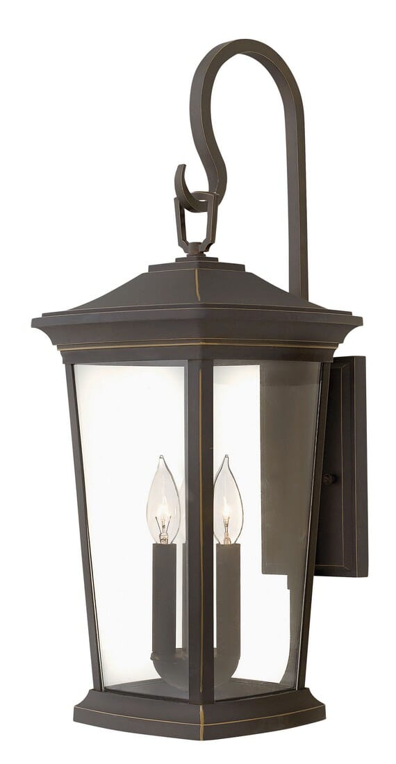 Hinkley Bromley 3-Light Outdoor Medium Wall Mount in Oil Rubbed Bronze