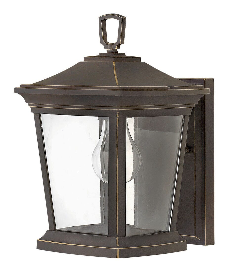 Hinkley Bromley 1-Light Outdoor Mini Wall Mount in Oil Rubbed Bronze