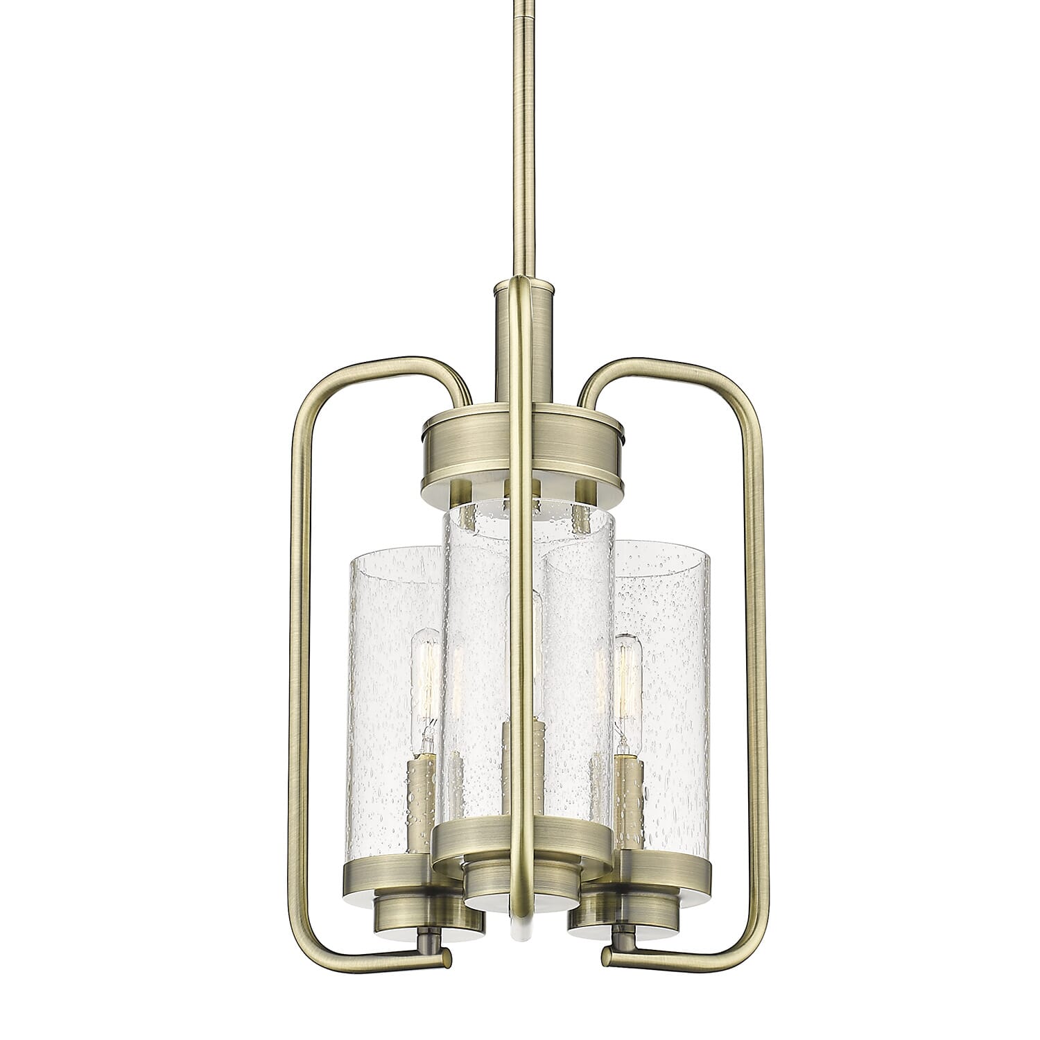 Golden Holden 3-Light 15" Pendant Light in Aged Brass