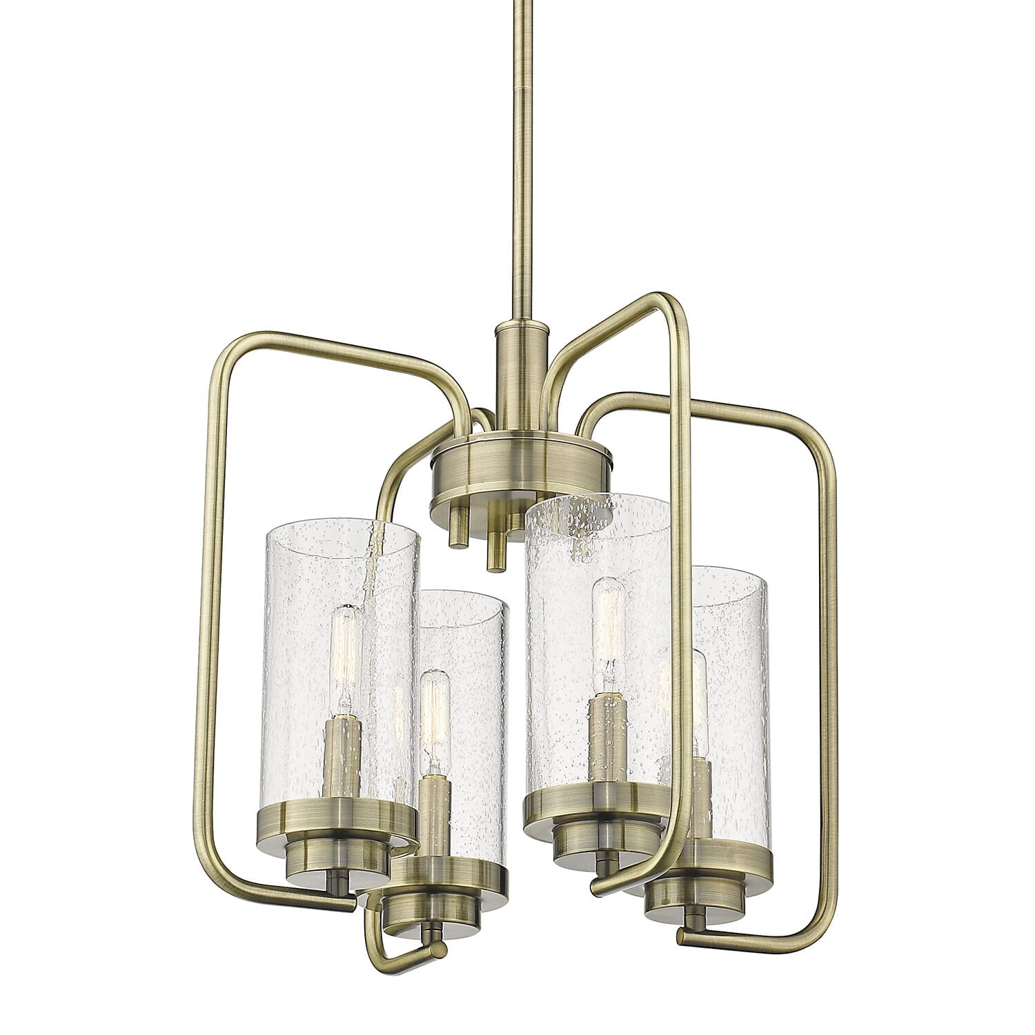 Golden Holden 4-Light Mini Chandelier in Aged Brass