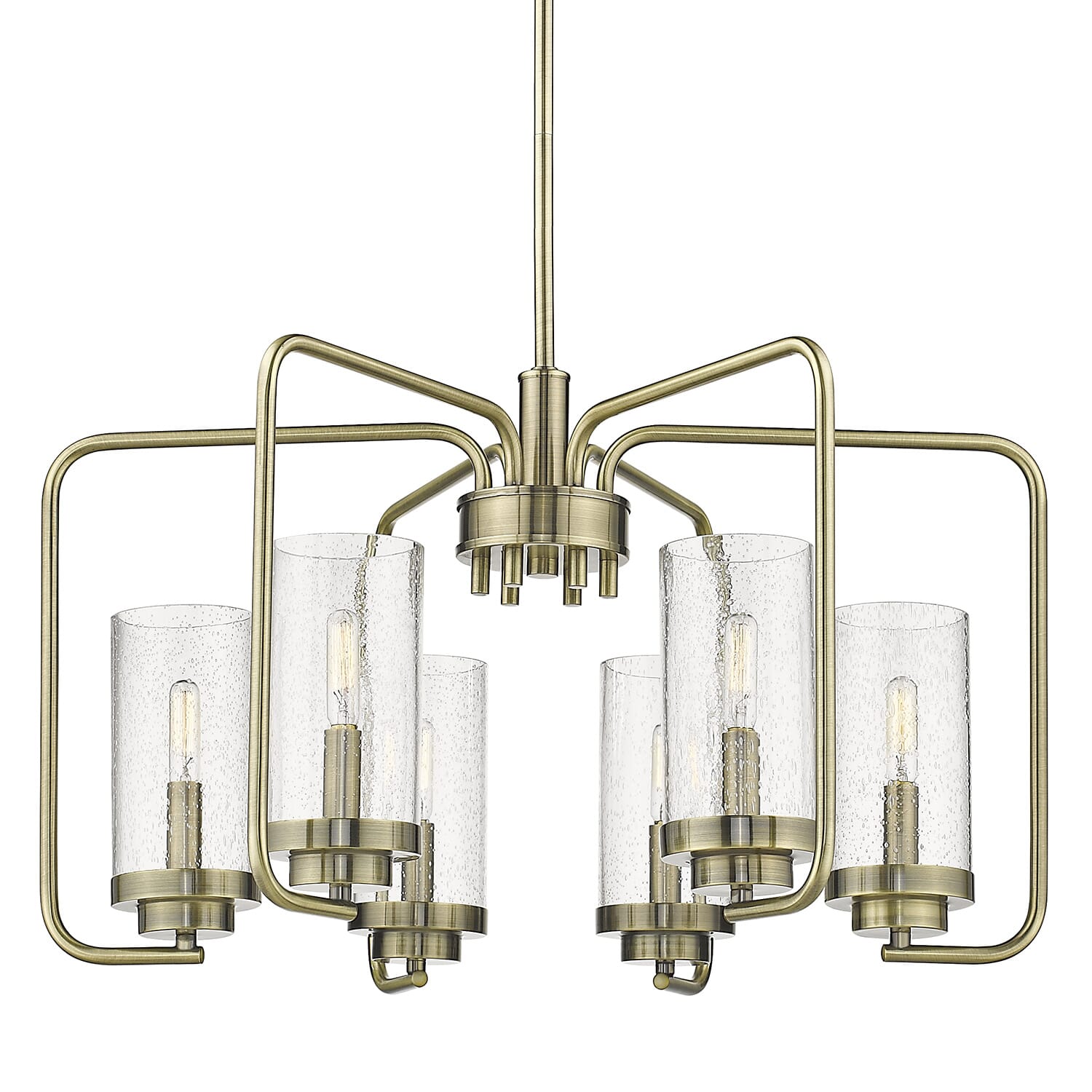 Golden Holden 6-Light Chandelier in Aged Brass