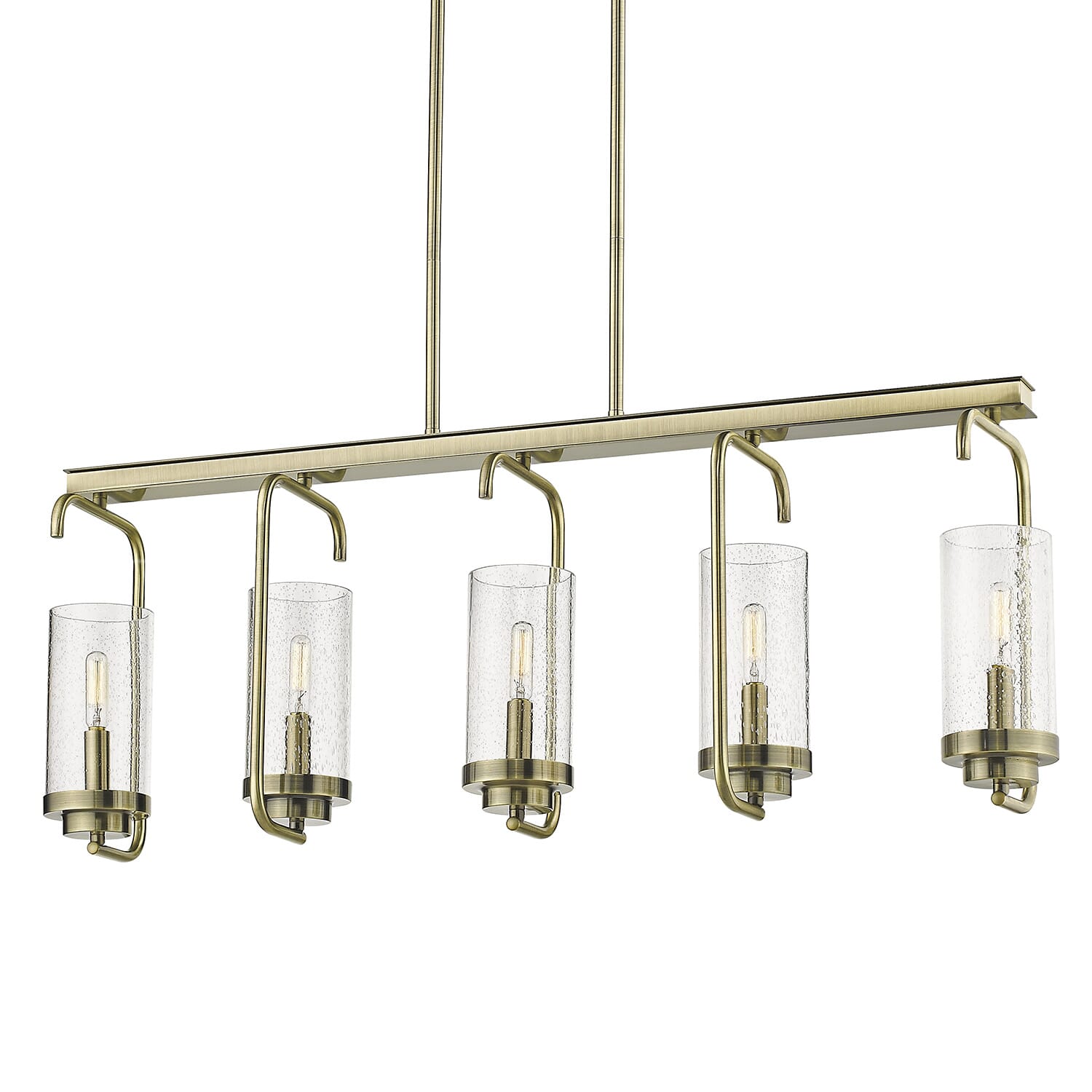 Golden Holden 5-Light 14" Pendant Light in Aged Brass