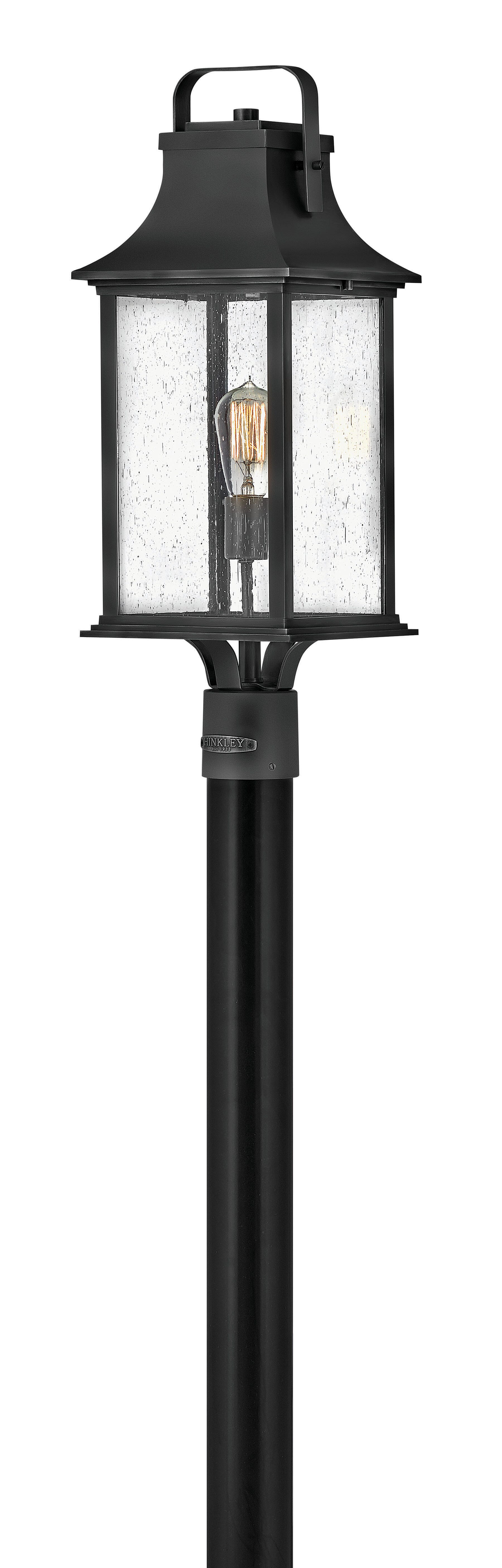 Hinkley Grant 24" Outdoor Post Light in Textured Black