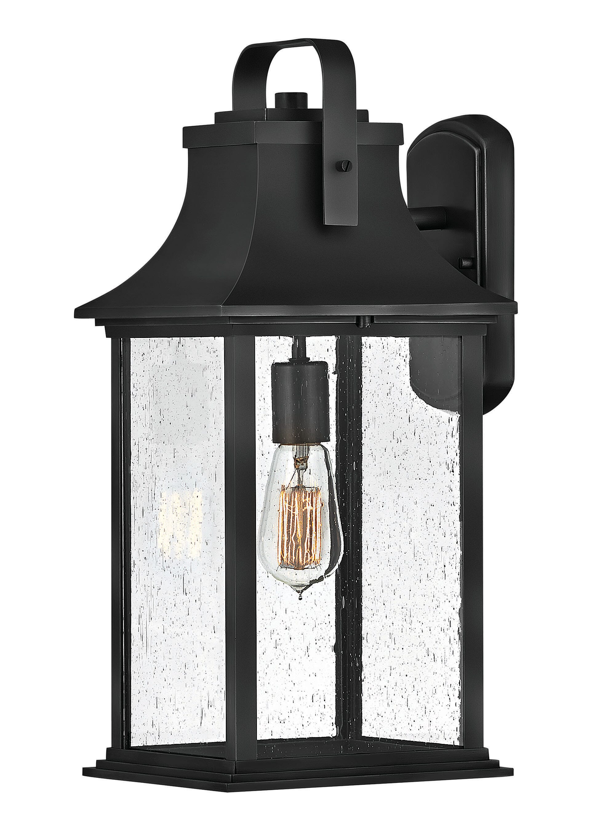 Hinkley Grant 19" Outdoor Wall Light in Textured Black