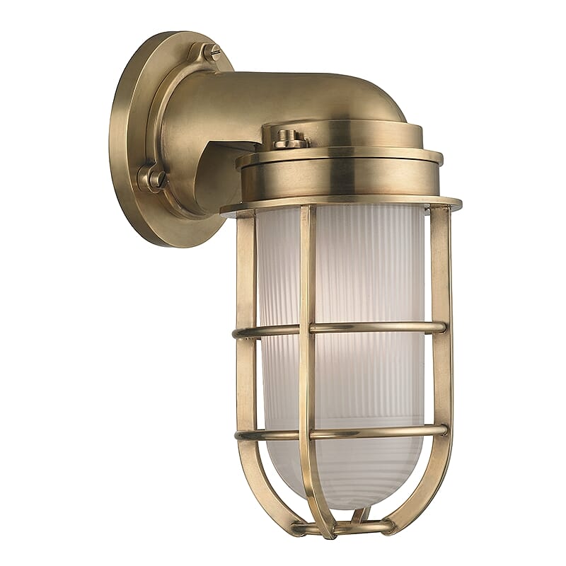 Hudson Valley Carson 10" Wall Sconce in Aged Brass