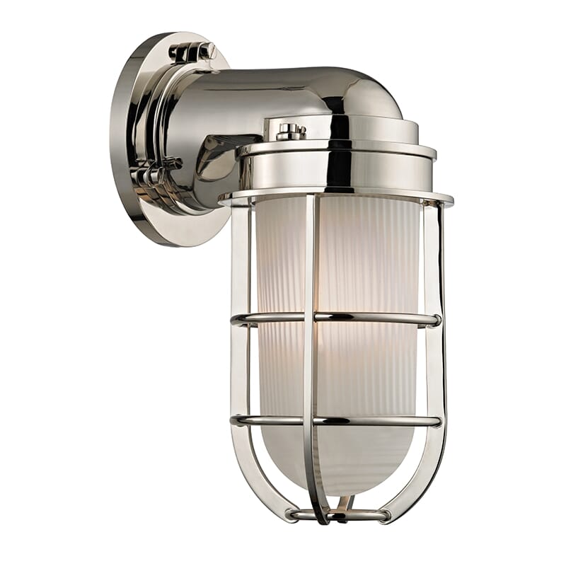 Hudson Valley Carson 10" Wall Sconce in Polished Nickel