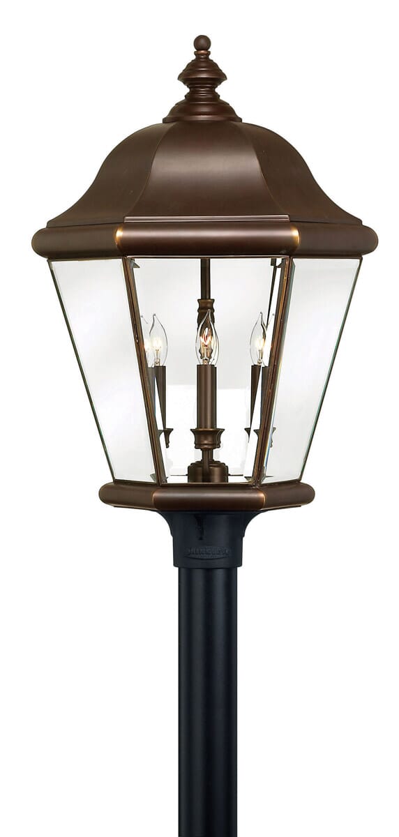 Hinkley Clifton Park 4-Light Outdoor Extra Large Post Top in Copper Bronze