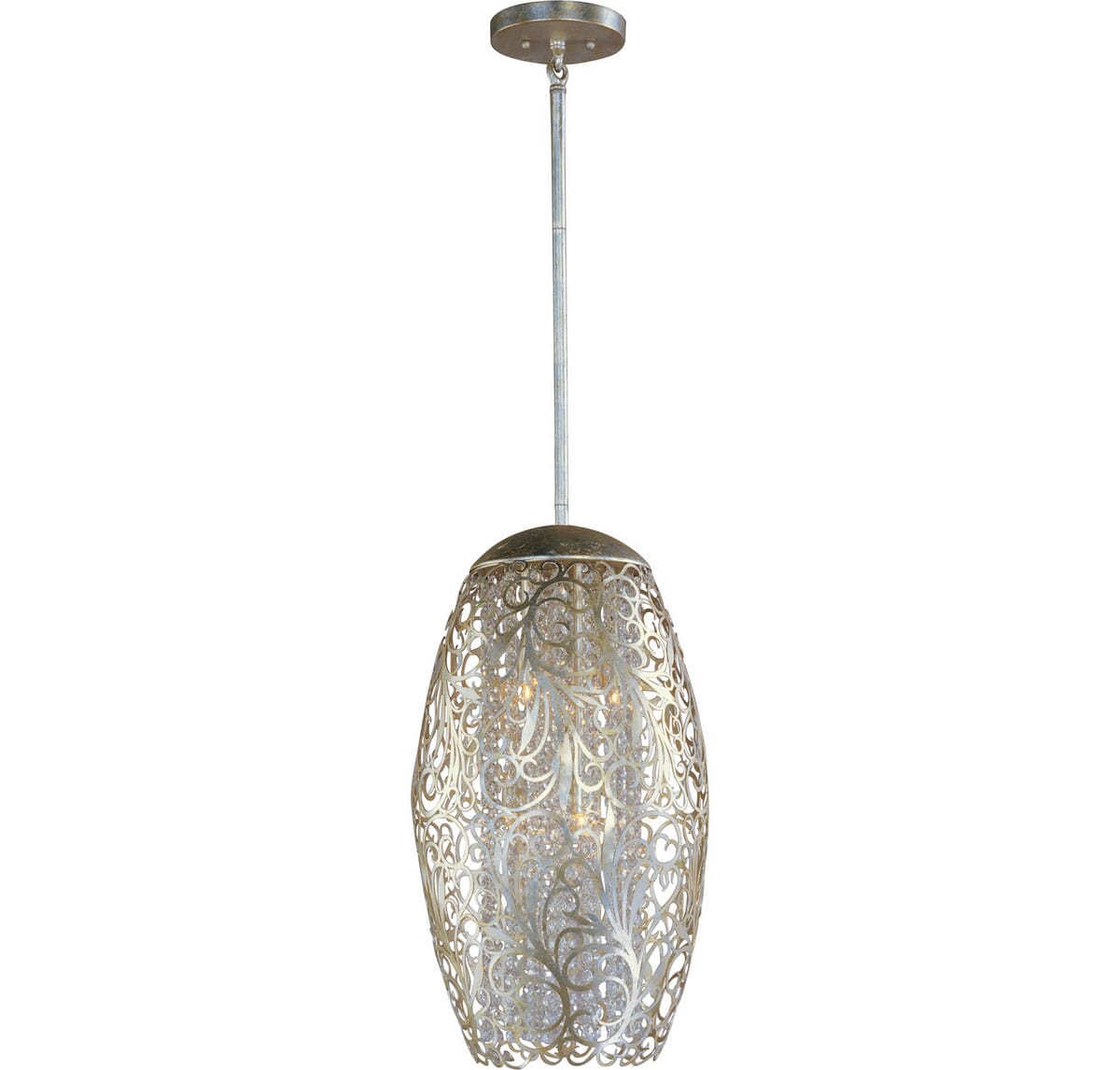 Maxim Lighting Arabesque 13" 6-Light Pendant in Golden Silver