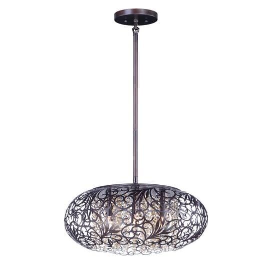 Maxim Lighting Arabesque 9-Light 9-Light Single Pendant in Oil Rubbed Bronze