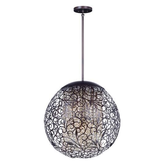 Maxim Lighting Arabesque 9-Light 9-Light Single Pendant in Oil Rubbed Bronze