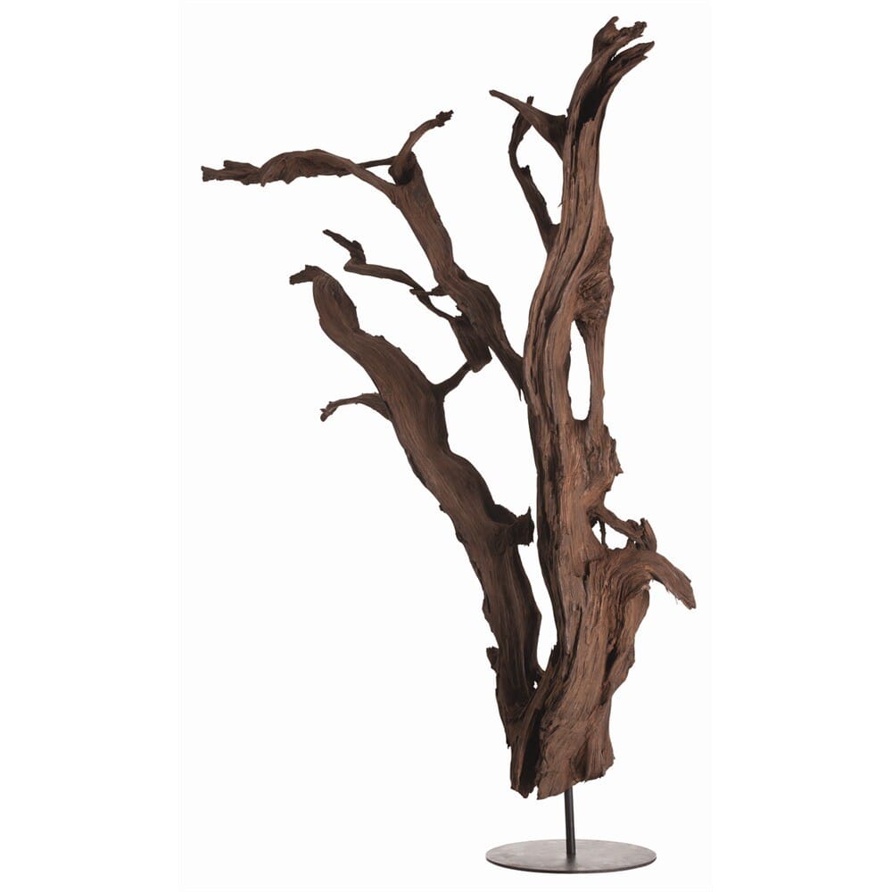 Arteriors Kazu 76" Floor Sculpture in Driftwood Finish