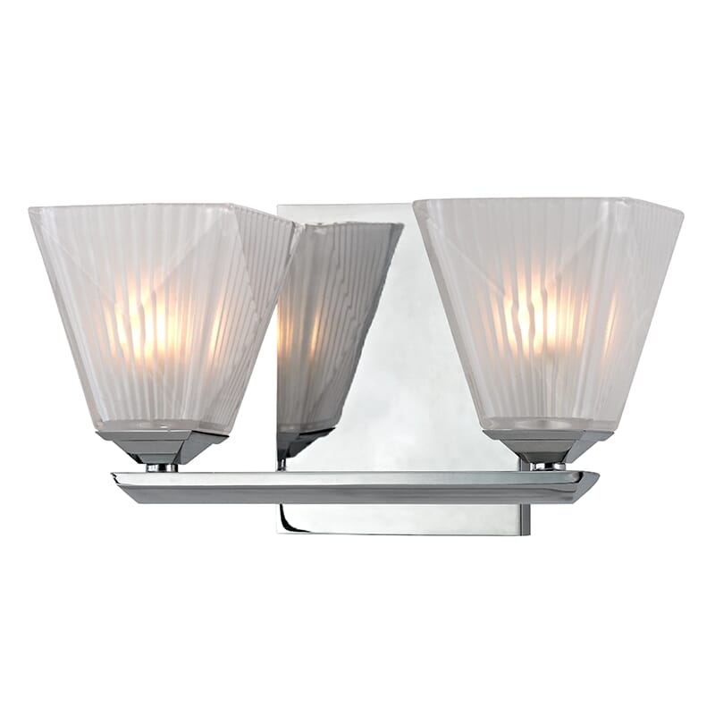 Hudson Valley Hammond 2-Light 10" Bathroom Vanity Light in Polished Chrome