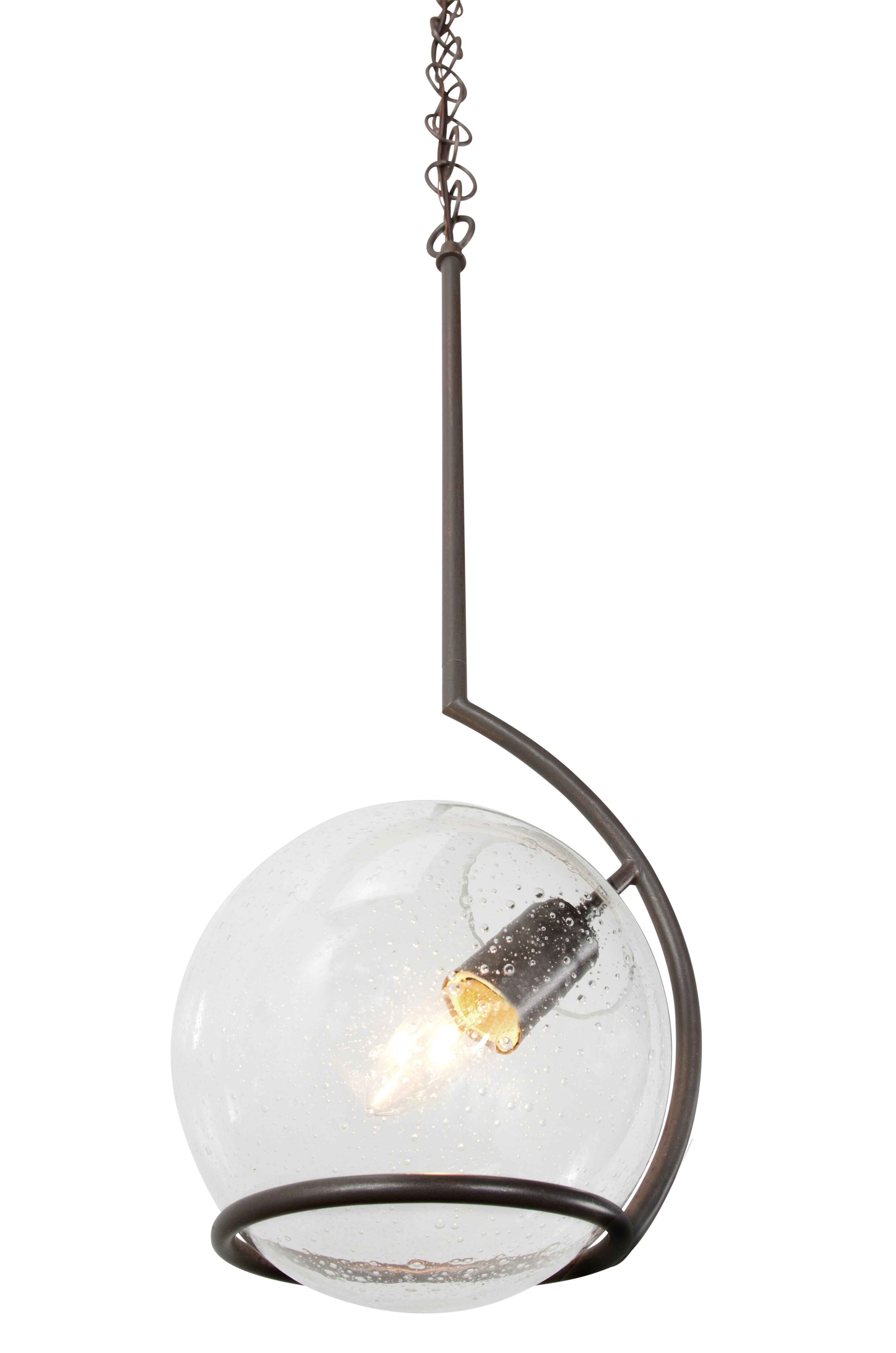 Varaluz Watson Mini Pendant in Metallic Bronze