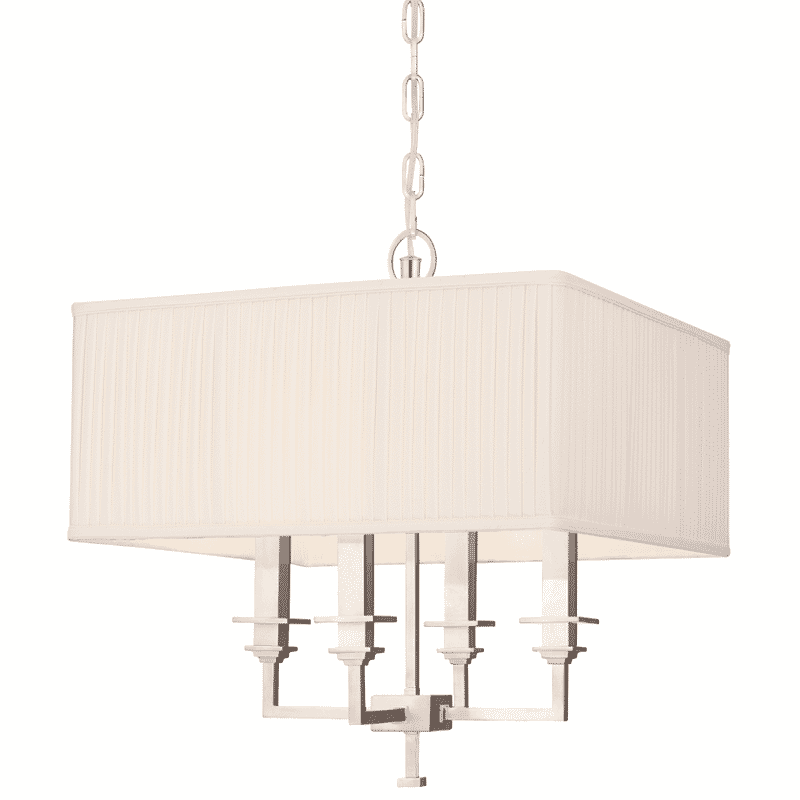 Hudson Valley Berwick 4-Light Chandelier in Polished Nickel