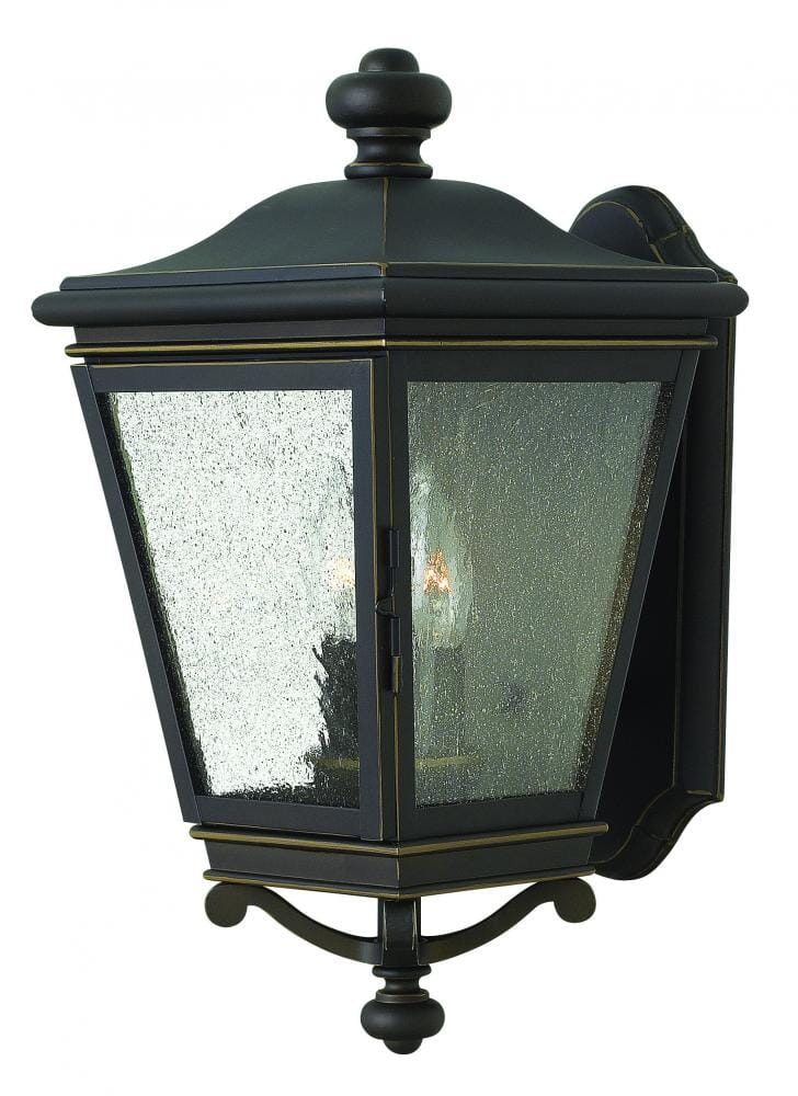 Hinkley Lincoln 2-Light Outdoor Medium Wall Mount in Oil Rubbed Bronze