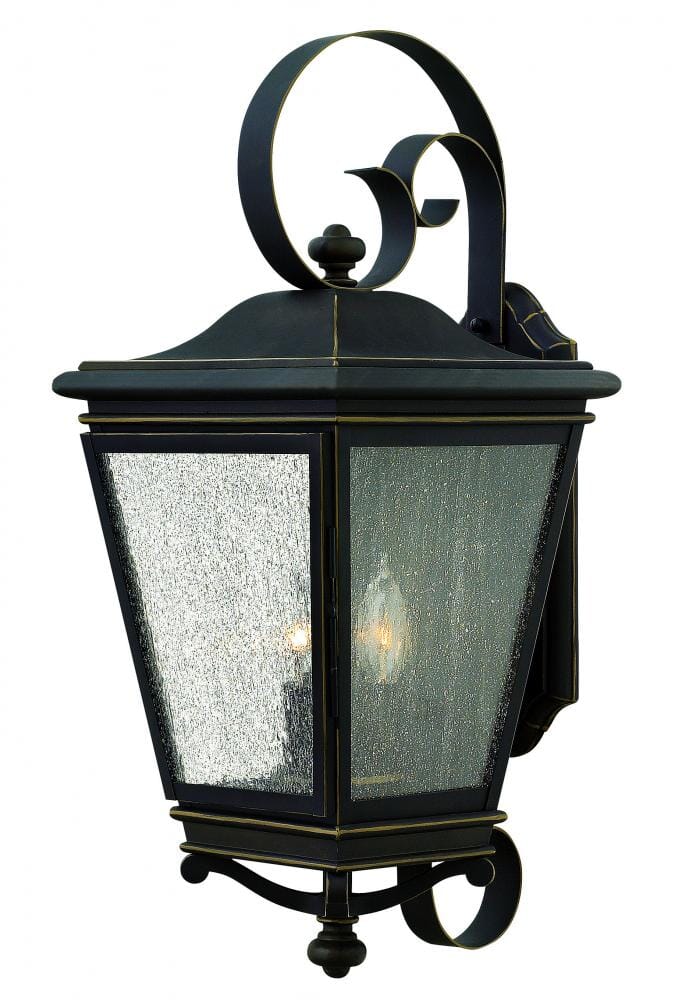 Hinkley Lincoln 3-Light Outdoor Extra Large Wall Mount in Oil Rubbed Bronze