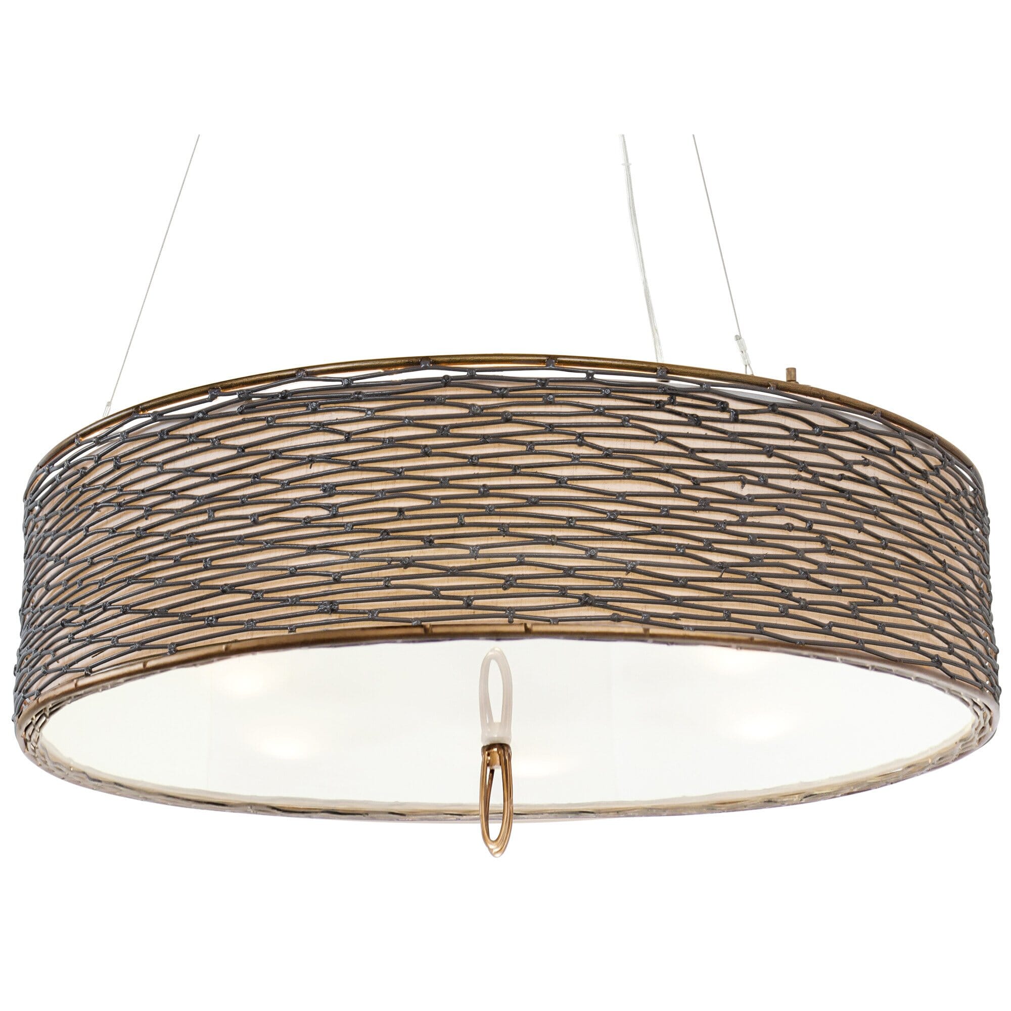 Varaluz Flow 5-Light Pendant Light in Hammered Ore