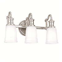 Hudson Valley Bradford 3-Light 17" Bathroom Vanity Light in Polished Nickel