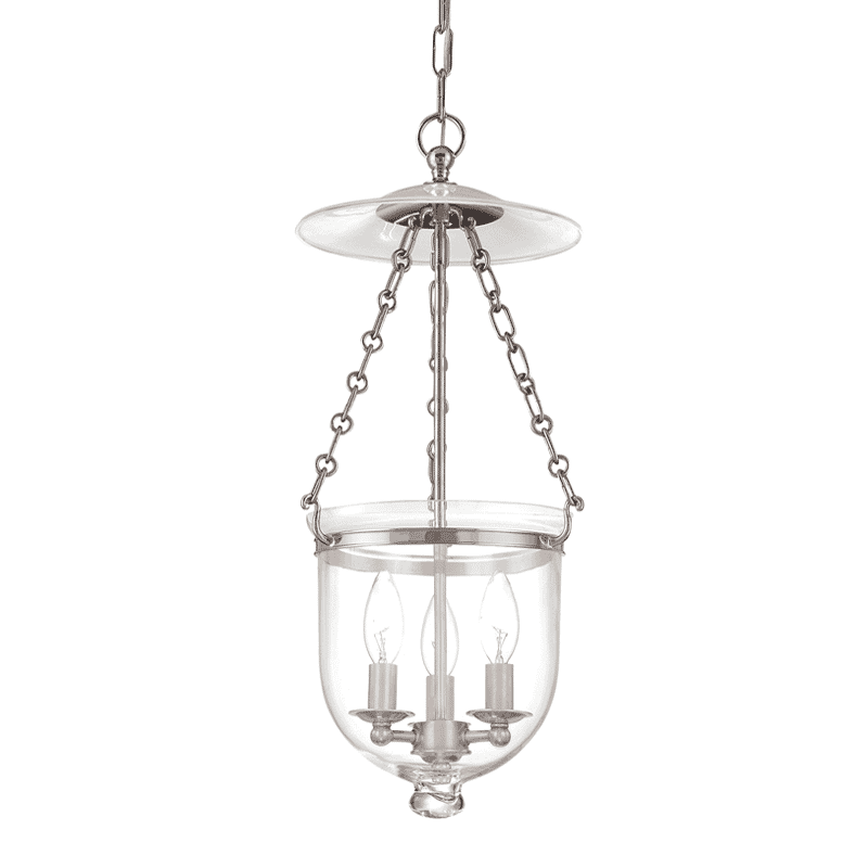 Hudson Valley Hampton 3-Light 21" Pendant Light in Polished Nickel