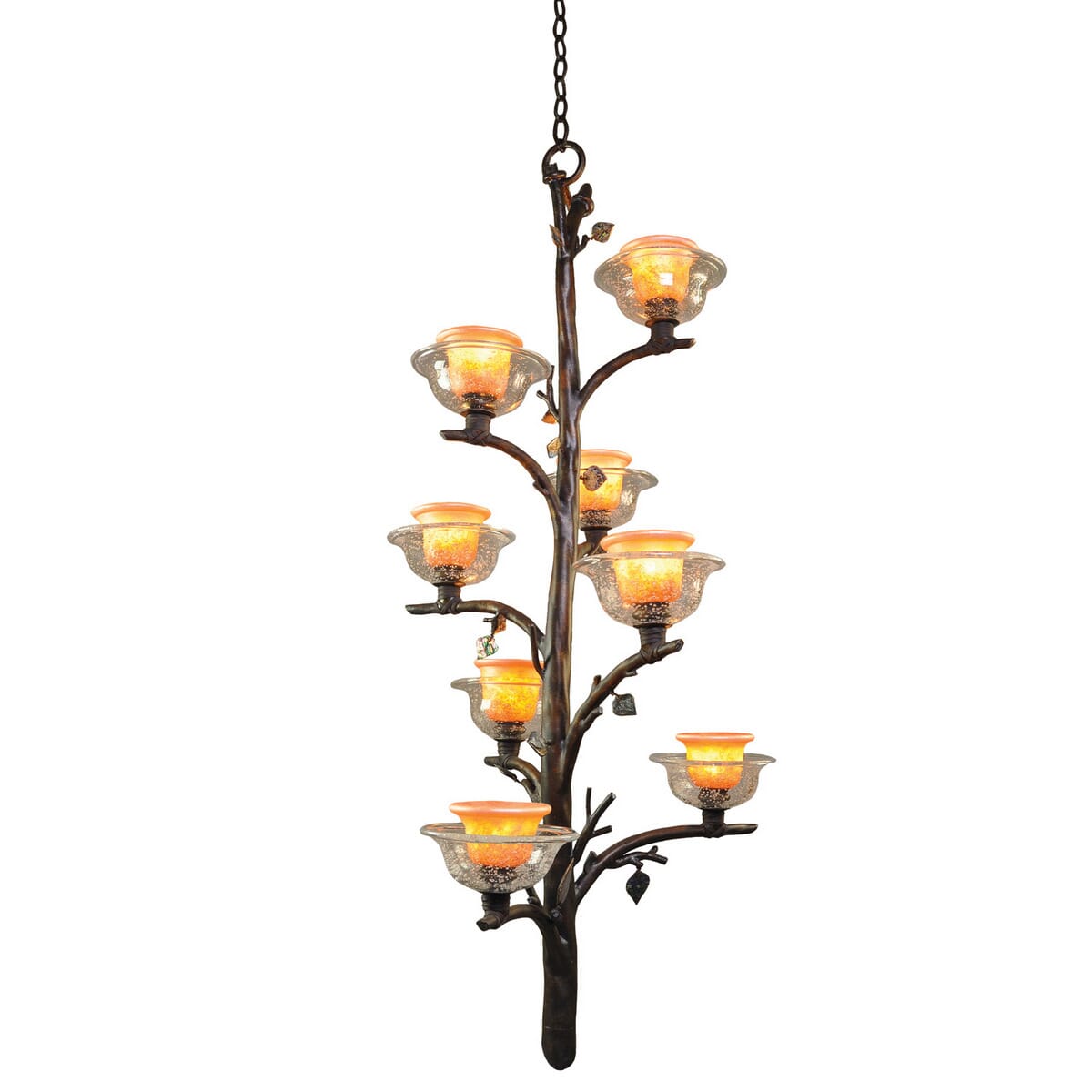 Kalco Cottonwood 8-Light Foyer in Sienna Bronze