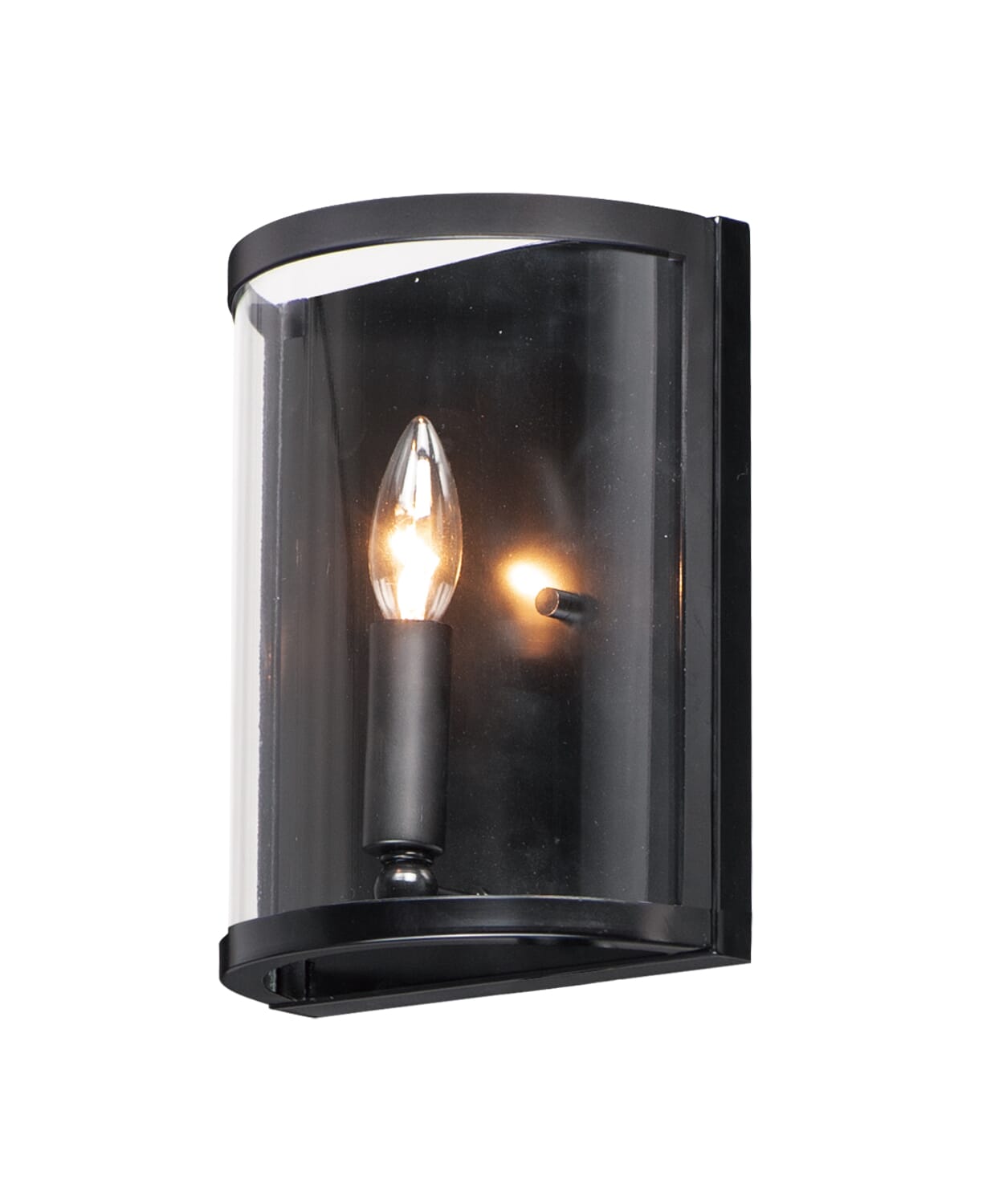 Maxim Sentinel 10" Wall Sconce in Black