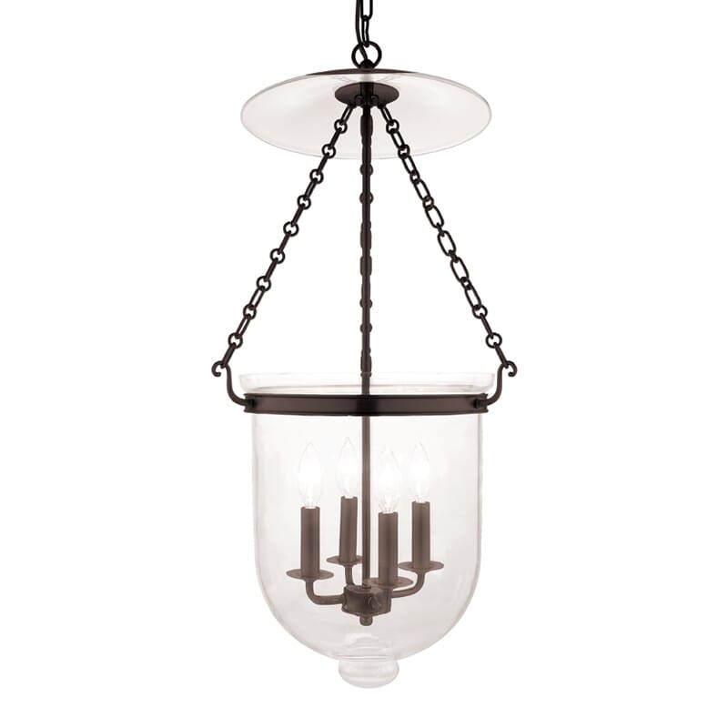 Hudson Valley Hampton 4-Light 31" Pendant Light in Old Bronze