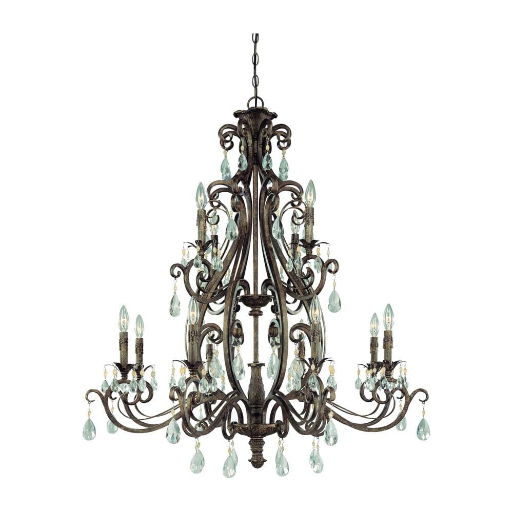 Craftmade Englewood 12-Light Traditional Chandelier in French Roast