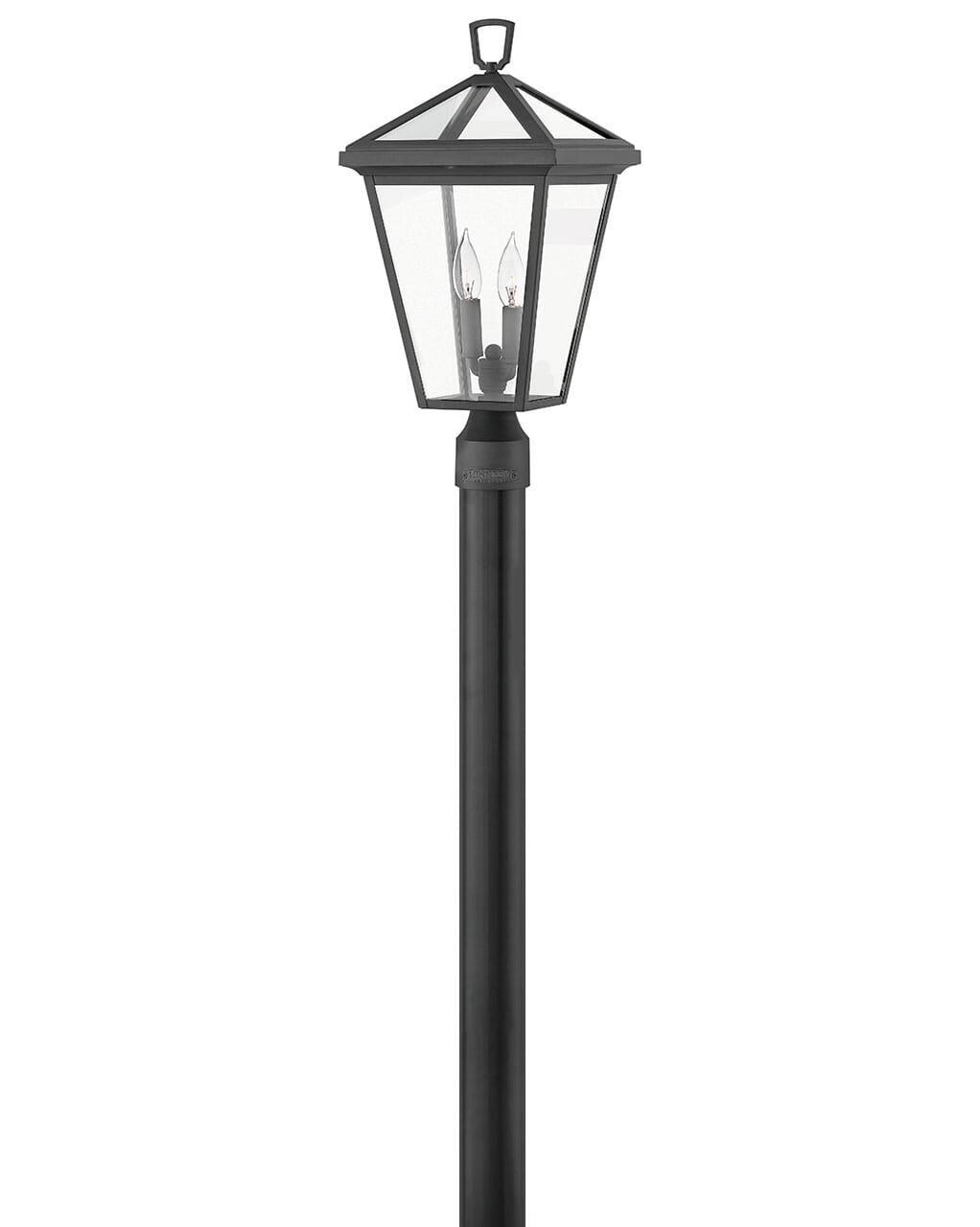 Hinkley Alford Place 2-Light 20" Outdoor Post Light in Museum Black