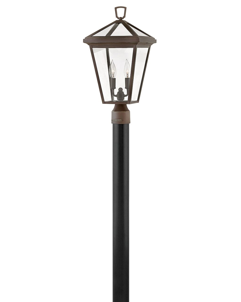 Hinkley Alford Place 2-Light 20" Outdoor Post Light in Oil Rubbed Bronze